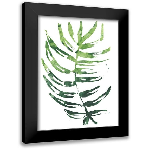 Vess, June Erica 15x18 Black Modern Framed Museum Art Print Titled - Emerald Tropics IV