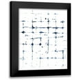 thumbnail image 1 of Vess, June Erica 15x18 Black Modern Framed Museum Art Print Titled - Indigo Ink Motif VII, 1 of 5