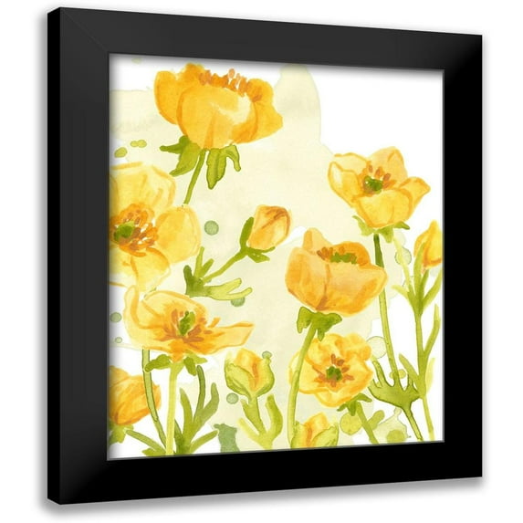 Vess, June Erica 15x18 Black Modern Framed Museum Art Print Titled - Sunshine Meadow II