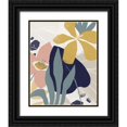 thumbnail image 1 of Vess, June Erica 15x18 Black Ornate Wood Framed with Double Matting Museum Art Print Titled - Paper Garden I, 1 of 4