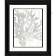 thumbnail image 1 of Vess, June Erica 15x18 Black Ornate Wood Framed with Double Matting Museum Art Print Titled - Quiet Coral I, 1 of 4