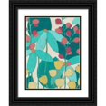 thumbnail image 1 of Vess, June Erica 15x18 Black Ornate Wood Framed with Double Matting Museum Art Print Titled - Wild Flower Glade II, 1 of 4