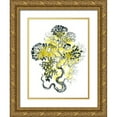 thumbnail image 1 of Vess, June Erica 15x18 Gold Ornate Wood Framed with Double Matting Museum Art Print Titled - Citron Sea Kelp I, 1 of 4