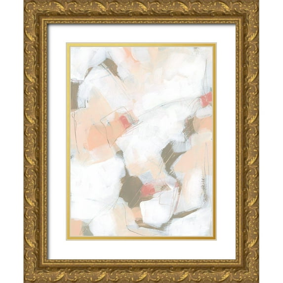 Vess, June Erica 15x18 Gold Ornate Wood Framed with Double Matting Museum Art Print Titled - Sand Story II