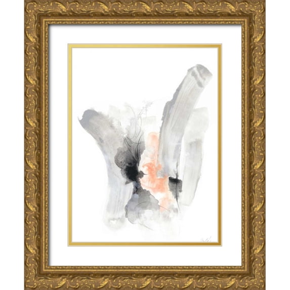 Vess, June Erica 15x18 Gold Ornate Wood Framed with Double Matting Museum Art Print Titled - Swipe II