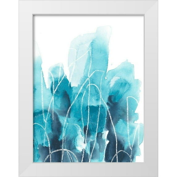 Vess, June Erica 15x18 White Modern Wood Framed Museum Art Print Titled - Abstract Coral II