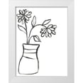 thumbnail image 1 of Vess, June Erica 15x18 White Modern Wood Framed Museum Art Print Titled - Budding Vase I, 1 of 4