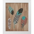 thumbnail image 1 of Vess, June Erica 15x18 White Modern Wood Framed Museum Art Print Titled - Driftwood Feathers II, 1 of 4