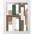 thumbnail image 1 of Vess, June Erica 15x18 White Modern Wood Framed Museum Art Print Titled - Earthen Interlock II, 1 of 4