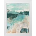 thumbnail image 1 of Vess, June Erica 15x18 White Modern Wood Framed Museum Art Print Titled - Emerald Vista II, 1 of 4
