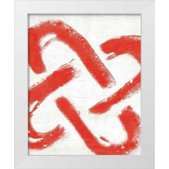 Vess, June Erica 15x18 White Modern Wood Framed Museum Art Print Titled - Kwanzaa Symbols I