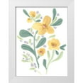 thumbnail image 1 of Vess, June Erica 15x18 White Modern Wood Framed Museum Art Print Titled - Naive Garden Posey IV, 1 of 4