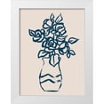 thumbnail image 1 of Vess, June Erica 15x18 White Modern Wood Framed Museum Art Print Titled - Navy Plant Sketches I, 1 of 4