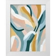 thumbnail image 1 of Vess, June Erica 15x18 White Modern Wood Framed Museum Art Print Titled - Pastel Puzzle I, 1 of 4