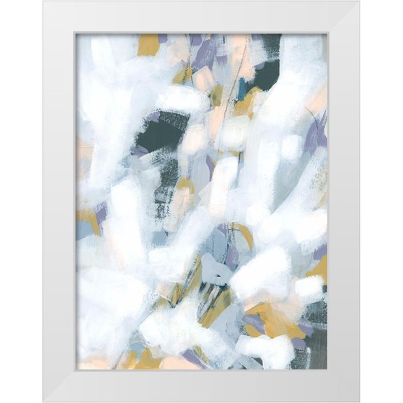 Vess, June Erica 15x18 White Modern Wood Framed Museum Art Print Titled - Periwinkle Shadow II