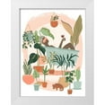 thumbnail image 1 of Vess, June Erica 15x18 White Modern Wood Framed Museum Art Print Titled - Plant Lady Bath II, 1 of 4