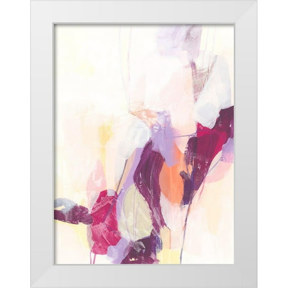 Vess, June Erica 15x18 White Modern Wood Framed Museum Art Print Titled - Polar Magenta I