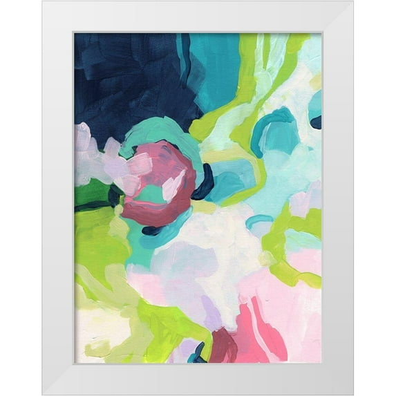 Vess, June Erica 15x18 White Modern Wood Framed Museum Art Print Titled - Storm Circle I