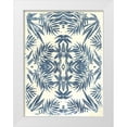 thumbnail image 1 of Vess, June Erica 15x18 White Modern Wood Framed Museum Art Print Titled - Tropical Kaleidoscope I, 1 of 4
