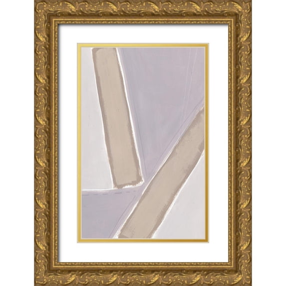 Vess, June Erica 17x24 Gold Ornate Wood Framed with Double Matting Museum Art Print Titled - Custom Neutral Impact II