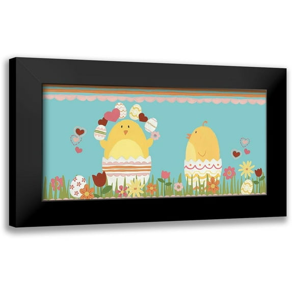 Vess, June Erica 18x11 Black Modern Framed Museum Art Print Titled - Easter Sweeties Collection C