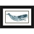 thumbnail image 1 of Vess, June Erica 18x11 Black Ornate Wood Framed with Double Matting Museum Art Print Titled - Cetacea Sperm Whale, 1 of 4