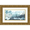 thumbnail image 1 of Vess, June Erica 18x11 Gold Ornate Wood Framed with Double Matting Museum Art Print Titled - Forest Sea I, 1 of 4