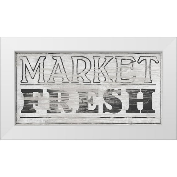 Vess, June Erica 18x11 White Modern Wood Framed Museum Art Print Titled - Vintage Farmhouse Sign III