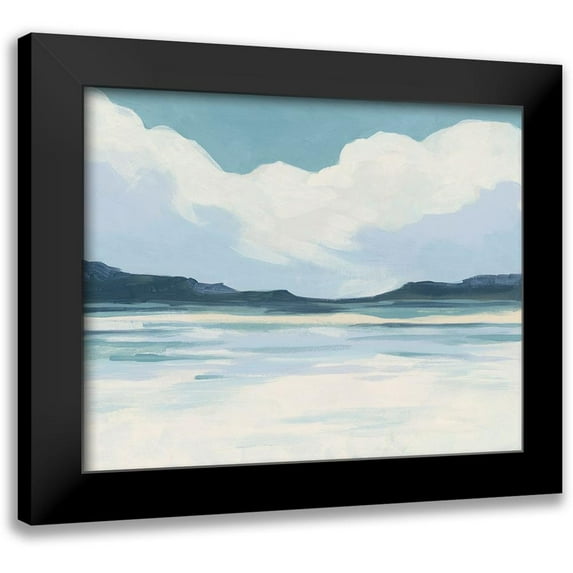 Vess, June Erica 18x15 Black Modern Framed Museum Art Print Titled - Cream Coastline II
