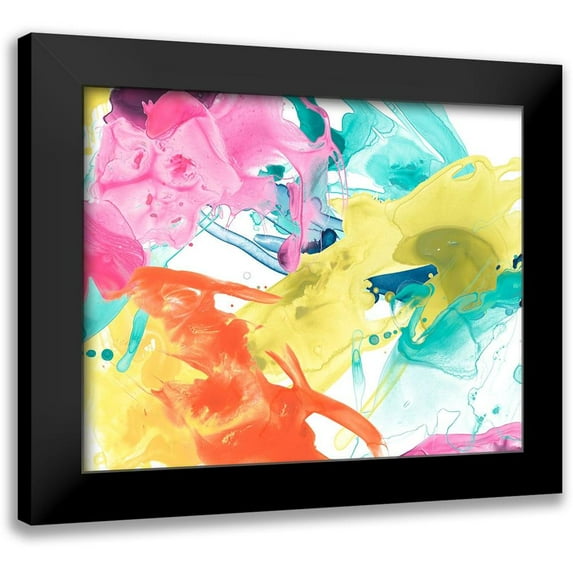 Vess, June Erica 18x15 Black Modern Framed Museum Art Print Titled - Elemental Motion III