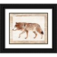 thumbnail image 1 of Vess, June Erica 18x15 Black Ornate Wood Framed with Double Matting Museum Art Print Titled - Rustic Barnwood Animals II, 1 of 4