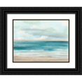 thumbnail image 1 of Vess, June Erica 18x15 Black Ornate Wood Framed with Double Matting Museum Art Print Titled - Sand and Sky I, 1 of 4