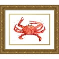 thumbnail image 1 of Vess, June Erica 18x15 Gold Ornate Wood Framed with Double Matting Museum Art Print Titled - Crab Cameo IV, 1 of 4