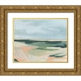 thumbnail image 1 of Vess, June Erica 18x15 Gold Ornate Wood Framed with Double Matting Museum Art Print Titled - Pastel Plains II, 1 of 4