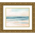 thumbnail image 1 of Vess, June Erica 18x15 Gold Ornate Wood Framed with Double Matting Museum Art Print Titled - Surf Blush I, 1 of 4