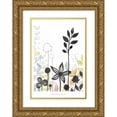 thumbnail image 1 of Vess, June Erica 18x24 Gold Ornate Wood Framed with Double Matting Museum Art Print Titled - Sketchbook Garden IV, 1 of 4