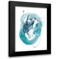 thumbnail image 1 of Vess, June Erica 19x24 Black Modern Framed Museum Art Print Titled - Aqua Orbit IV, 1 of 5