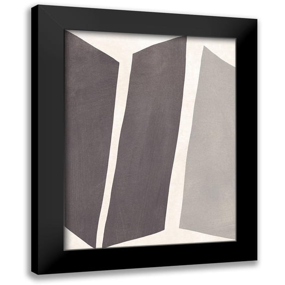 Vess, June Erica 19x24 Black Modern Framed Museum Art Print Titled - Colorblock Artifact I