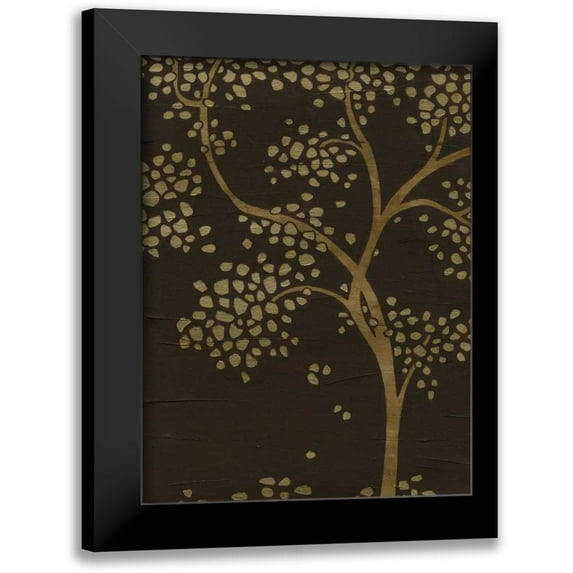 Vess, June Erica 19x24 Black Modern Framed Museum Art Print Titled - Gilded Bough I