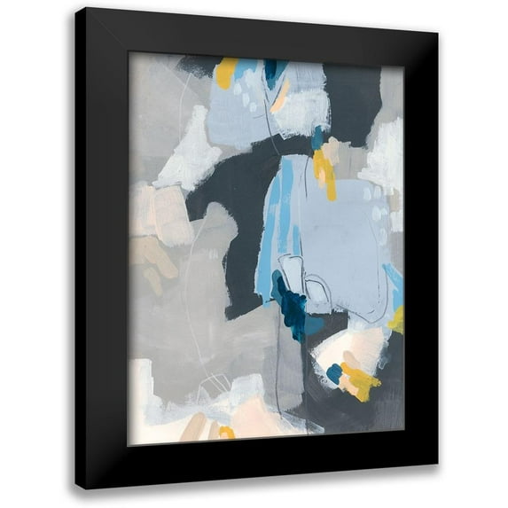 Vess, June Erica 19x24 Black Modern Framed Museum Art Print Titled - Joy Notes II