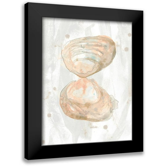 Vess, June Erica 19x24 Black Modern Framed Museum Art Print Titled - Muted Molusk IV