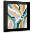 thumbnail image 1 of Vess, June Erica 19x24 Black Modern Framed Museum Art Print Titled - Pastel Puzzle I, 1 of 5