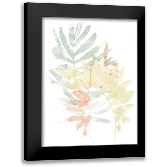 Vess, June Erica 19x24 Black Modern Framed Museum Art Print Titled - Pastel Tropics IV