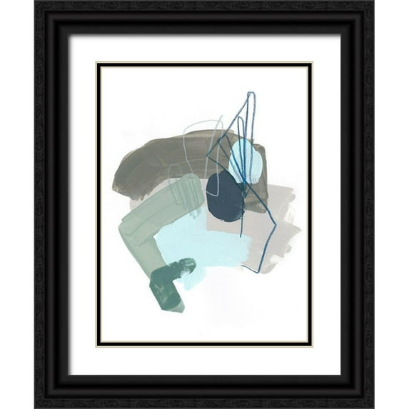 Vess, June Erica 19x24 Black Ornate Wood Framed with Double Matting Museum Art Print Titled - Coda VIII