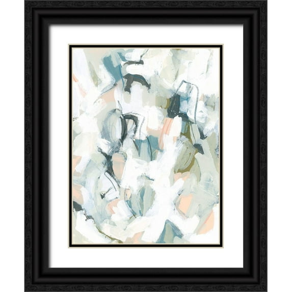 Vess, June Erica 19x24 Black Ornate Wood Framed with Double Matting Museum Art Print Titled - Pastel Equation II
