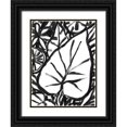 thumbnail image 1 of Vess, June Erica 19x24 Black Ornate Wood Framed with Double Matting Museum Art Print Titled - Sumi Garden IV, 1 of 4