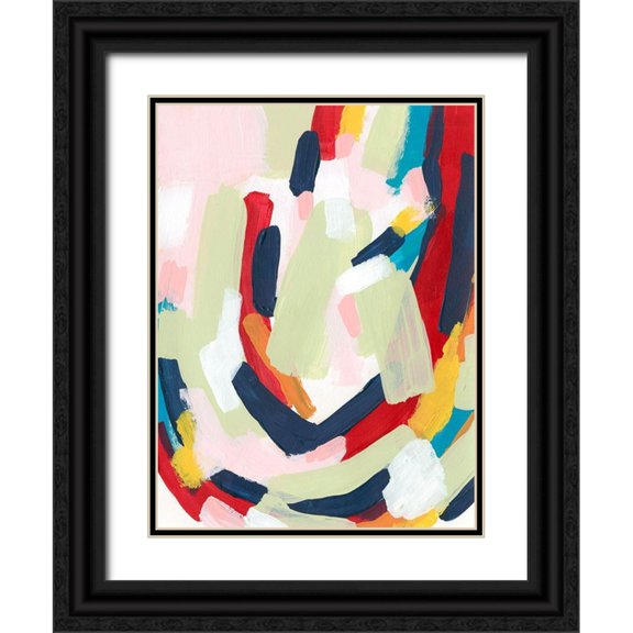 Vess, June Erica 19x24 Black Ornate Wood Framed with Double Matting Museum Art Print Titled - Vortex II