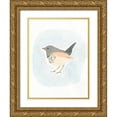 thumbnail image 1 of Vess, June Erica 19x24 Gold Ornate Wood Framed with Double Matting Museum Art Print Titled - Dapper Bird IV, 1 of 4