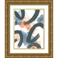 thumbnail image 1 of Vess, June Erica 19x24 Gold Ornate Wood Framed with Double Matting Museum Art Print Titled - Liquid Ellipses II, 1 of 4