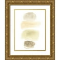thumbnail image 1 of Vess, June Erica 19x24 Gold Ornate Wood Framed with Double Matting Museum Art Print Titled - Stone Flow I, 1 of 4